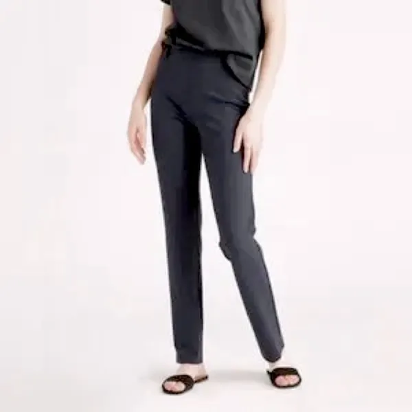 Banana Republic Italian Wool Slim Straight Pants 8 Dark Academia Quiet Luxury - Image 5