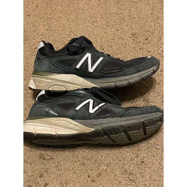 New Balance Women's 990 V4 Black‎ Casual Shoes Sneakers Size 9 Narrow 2A W990BK4 - Image 2