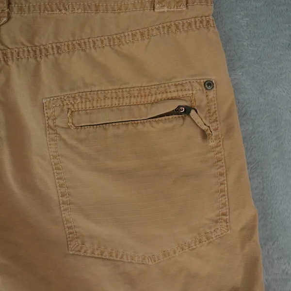 J‎ Crew Shorts Womens 6 City Fit Khaki Brown 33x5 Zipper Back Pockets Cotton - Image 3