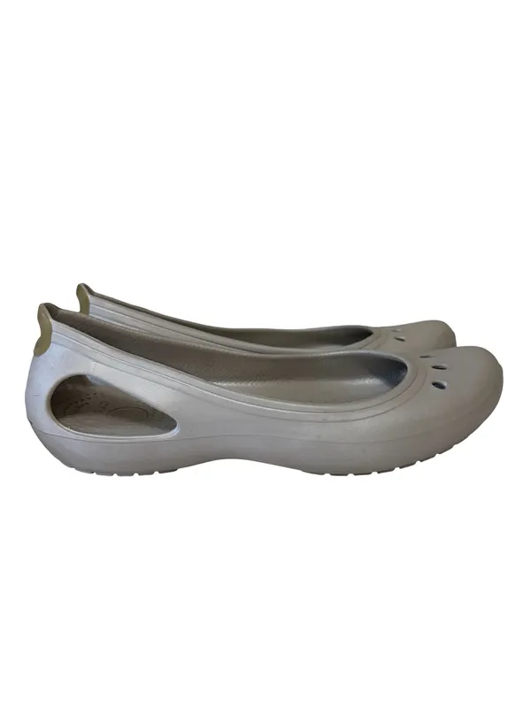 Crocs Malindi Ballet Flats in Silver Gray - Size Women’s 9 - Image 2