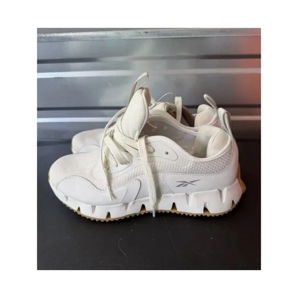 Reebok Zig Dynamica CLW Chalk/Grey/Gum Women's Size 9.5 New - Image 4