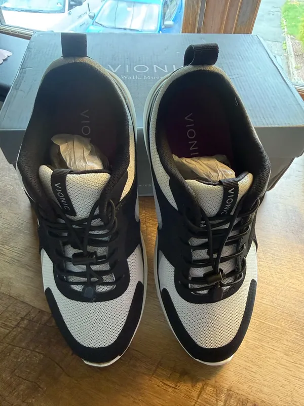 New Vionic Olessa Women's SZ 6 Black Sneakers Walking Shoes Comfort Orthopedic - Image 7