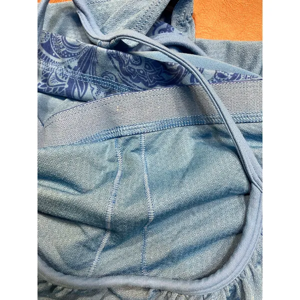 Lululemon No Limits Tank Womens 6 Paisley Cornflower W1575S Active‎ Sport - Image 10
