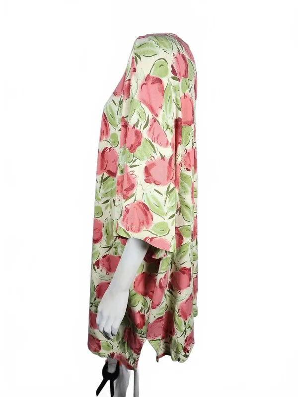 Liz & Me Floral Print Cotton Blend Top Size 4X - Image 3