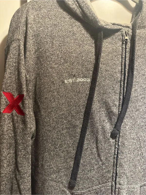 Rare Lucky Strike Entertainment EST 2003 Boston Oversized Zip Up - Image 3