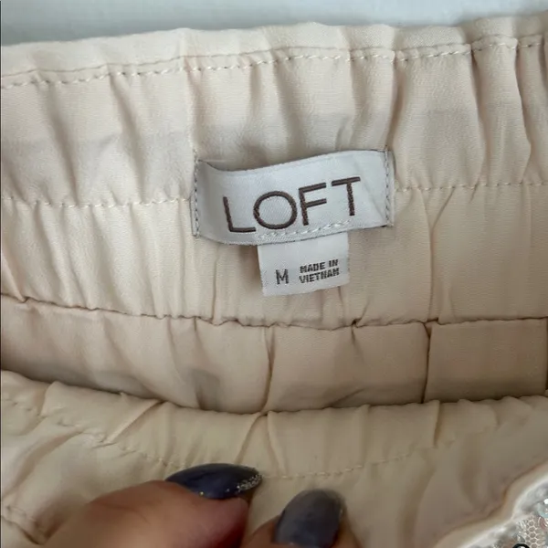 Loft Sequin Joggers Champagne - Image 9