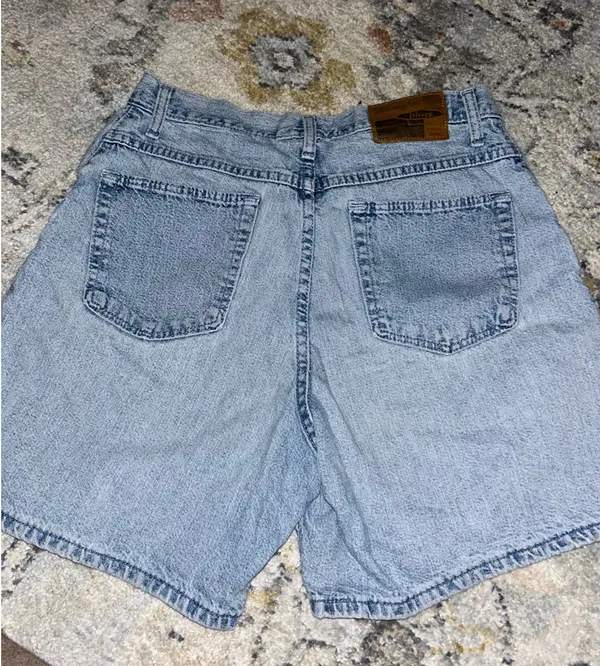 Vintage wrangler women’s shorts high rise blue - Image 2