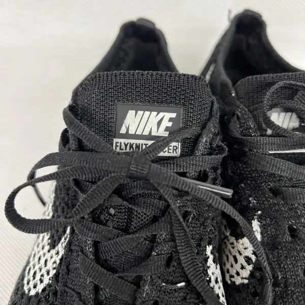 Nike Flyknit Racer 'Black White" Knit mesh low sneaker shoe 526628 020 SZ 5.5 - Image 4