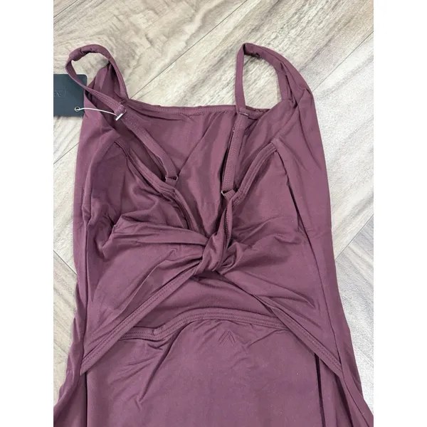 NEW Alphalete Ultrasoft Allure Dress - Wine , Size Small - Image 8