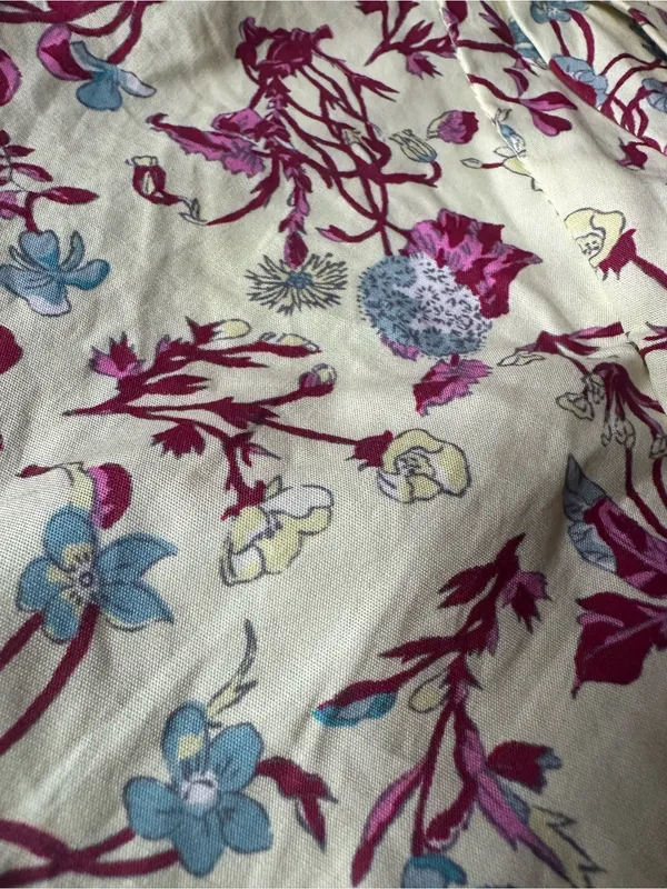 Derek Lam 10 Crosby "Brynn" floral wrap top, size 8 - Image 3