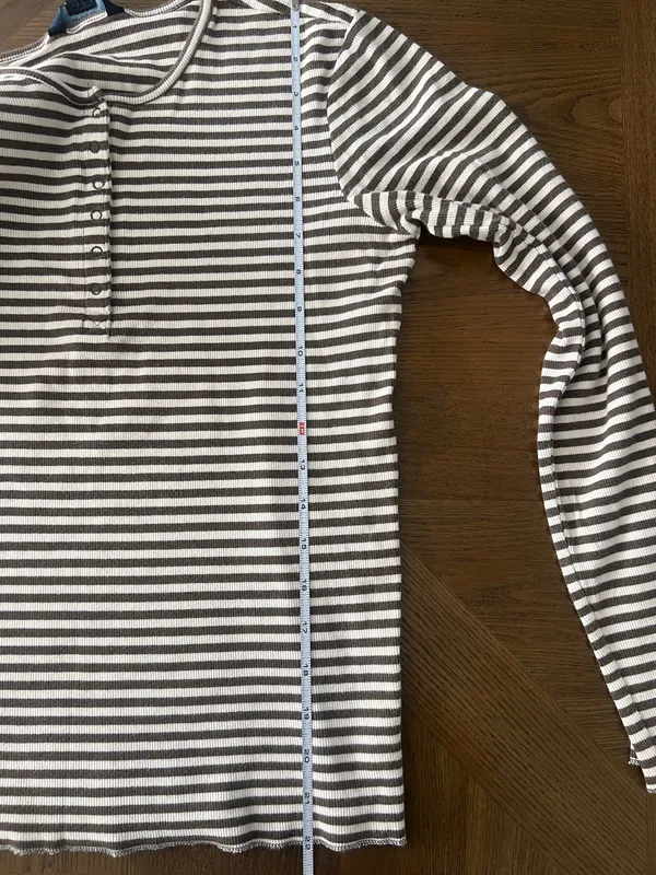 Gap Cotton Striped Long Sleeve Top - Image 7