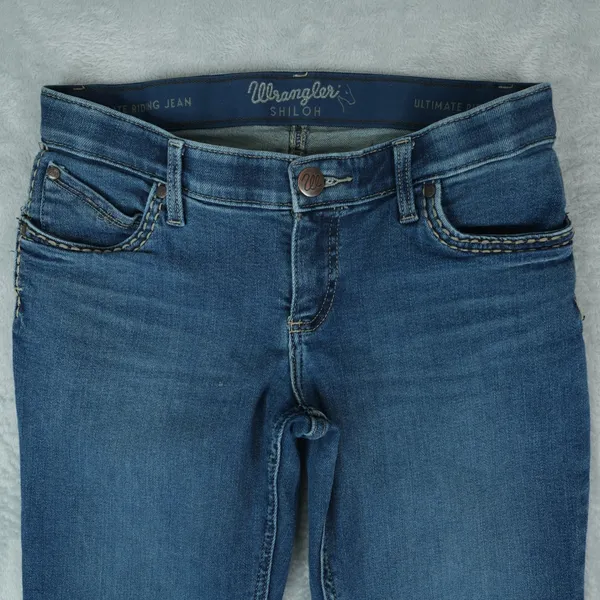 Wrangler Shiloh‎ Riding Jeans Womens 5x30 Bootcut Stretch Cowgirl Rodeo Western - Image 4
