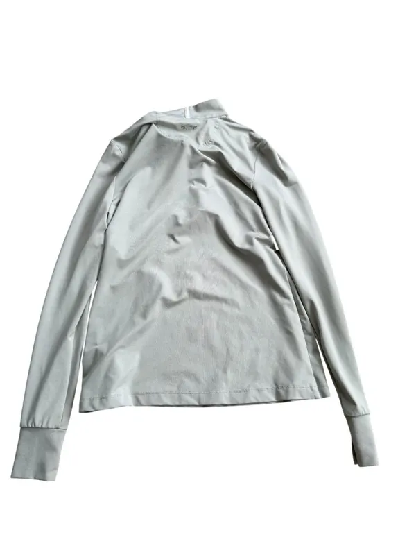 GREG NORMAN Women’s Gray Long Sleeve Active Top Size Small - Image 2