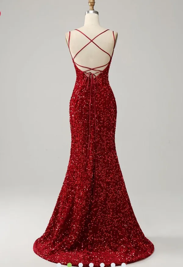 Zapaka Prom Dress Red Size 4 - Image 2