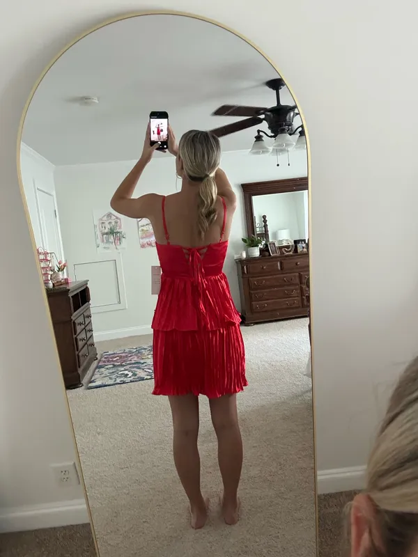 Red Amazon Homecoming Dress - Image 3