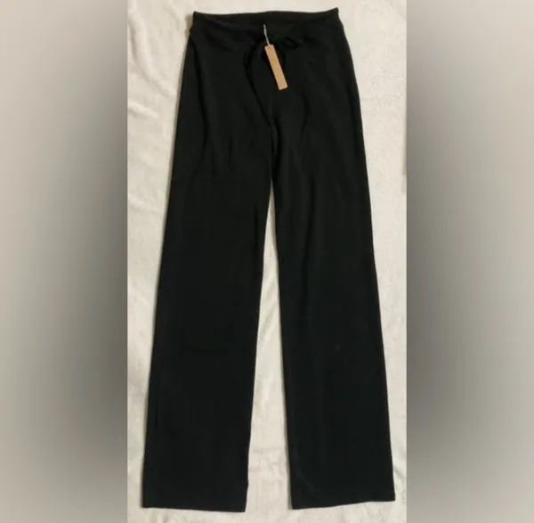 SKIMS Cotton Jersey Straight-Leg Pants XXS - Image 5