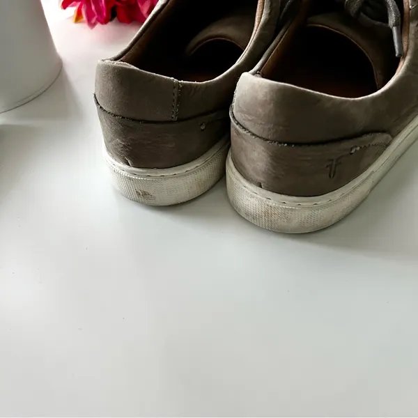 Frye Tan Leather Sneakers 7.5 - Image 4