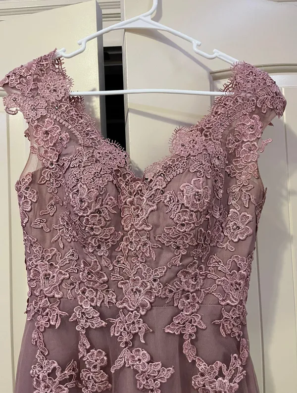 Amazon Dusty Rose Prom Dress - Image 2