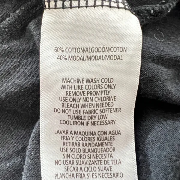 1269 | Calvin Klein Performance‎ V-Neck Activewear Tee Black Womens Small - Image 6