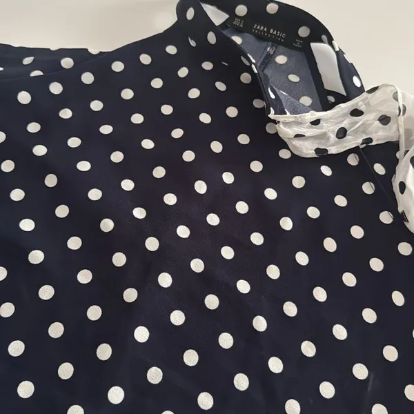 ZARA Halted polka dot Dress EUC - Image 5