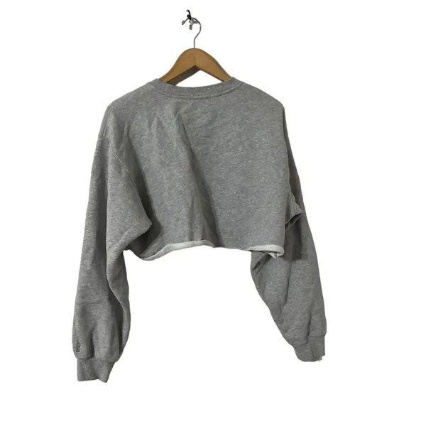 ARITZIA Tna Cozy Fleece Perfect Crop Sweatshirt Sweater Pullover Crew Top - Image 3