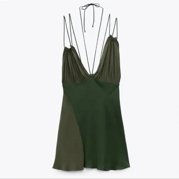 NWT‎ ZARA Strappy Mini Dress - Image 3