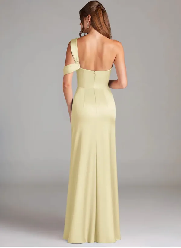 Azazie Bridesmaid Dress Yellow - Image 2