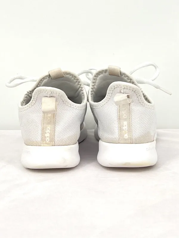 Adidas Cloudfoam Pure White Mesh Lightweight Running Sneakers Women’s 8 - Image 7