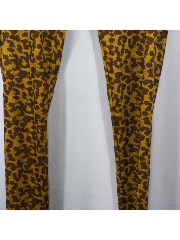 Leopard Print High Rise Leggings L/XL - Image 3