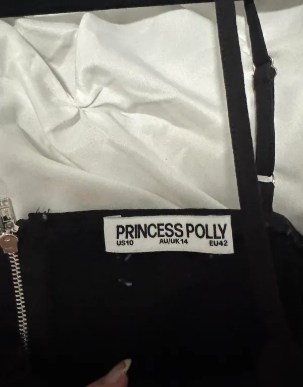 princess polly black buckle corset top - Image 3