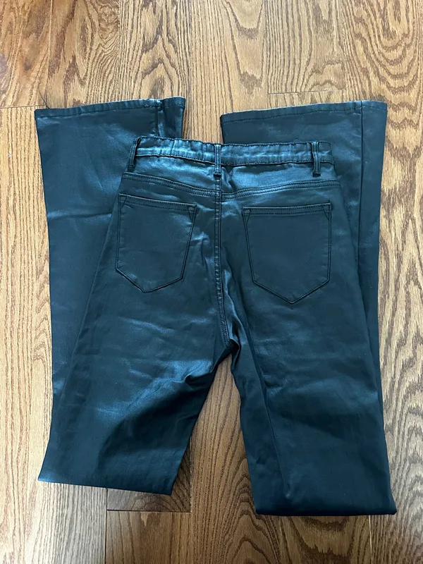 Edikted Luna Leather Pants - Image 3