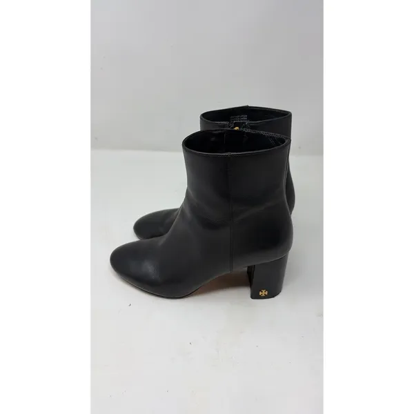 Tory Burch Brooke Black Leather Classic bootie Sz 8 - Image 4