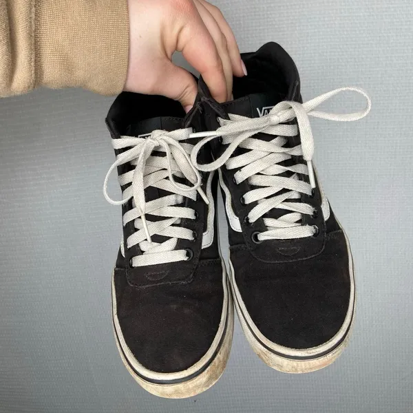Vans Black Sk8-Hi High Top Sneakers Women Size 7.5 Lace Up Skateboarding‎ Shoes - Image 2