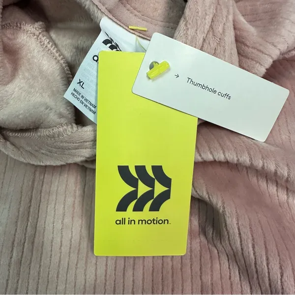 All‎ in Motion Women's Blush Corduroy Hoodie - Image 4