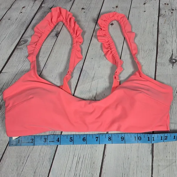 aerie Ruffle‎ Scoop Bikini Top M NWT - Image 8