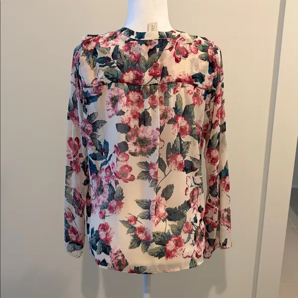 NWT Evereve Allison Joy Kristy Ruffle Top Sz M - Image 4