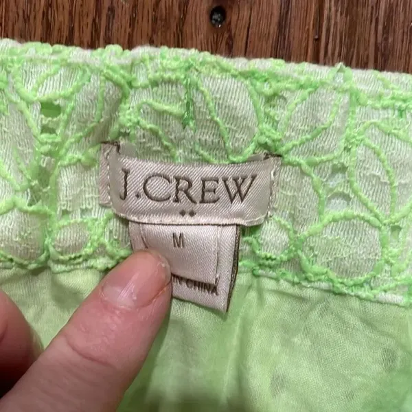 J.Crew neon lace mini skirt m - Image 7