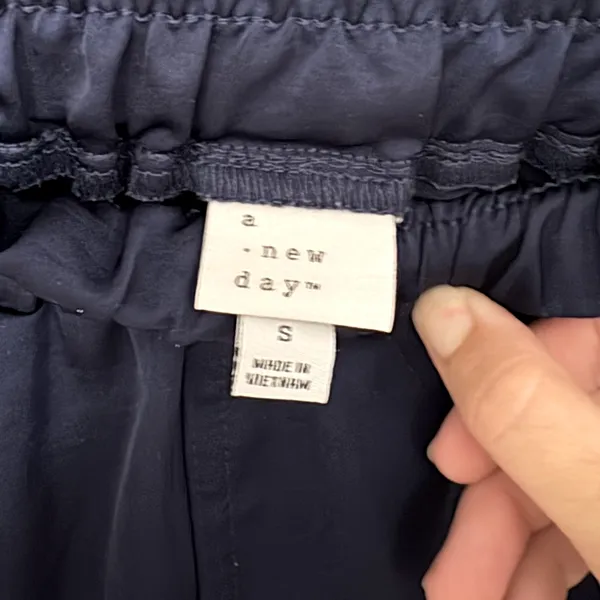 A New Day Pull-On Satin Shorts in Navy - Image 7