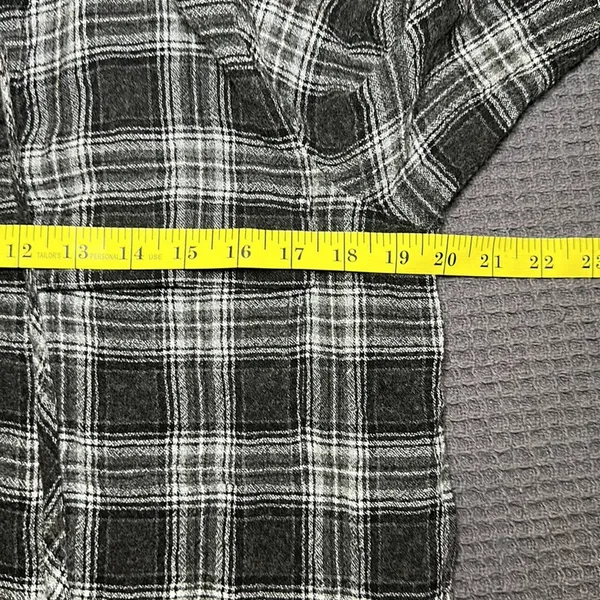 Madewell‎ Women’s Owens Plaid Terrace Lace-Up Shirt Size Medium - Image 10
