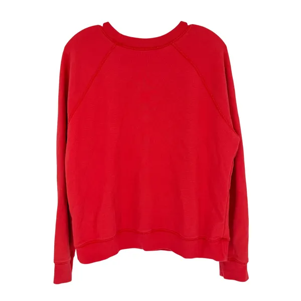 Spiritual Gangster Heart Forever Sweatshirt Women L Red Loungewear Streetwear - Image 6