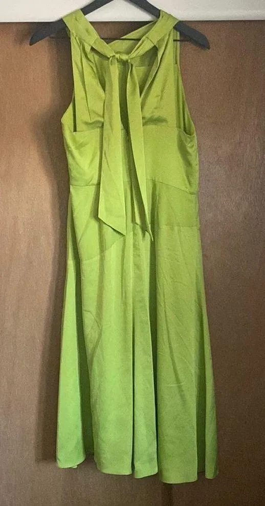 Donna Karan New York black label asymmetrical silky cocktail dress, size 8 - Image 7