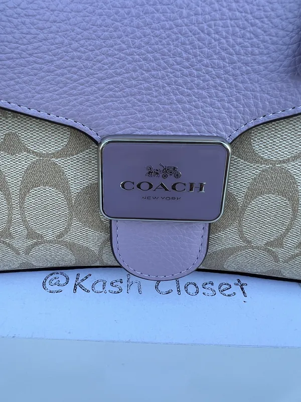 Coach Top handle Satchel with crossbody strap In Signature Canvas - Image 4