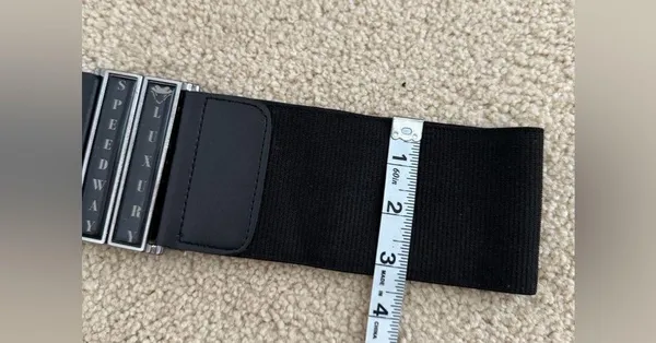 Black waist belt / waist belt / black waist belt - Image 2