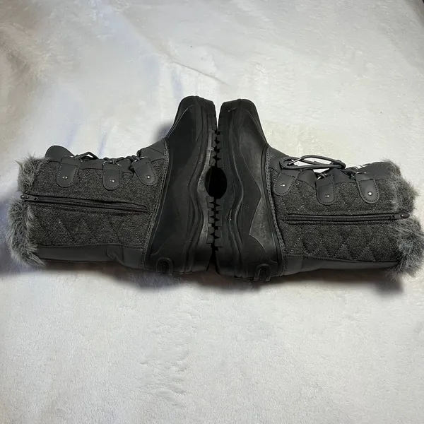 Polar Women's Snow Boots Size 10 Fur Lined Mid Calf Outdoors Waterproof Gorpcore - Image 7