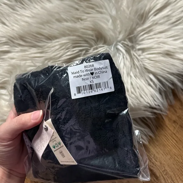 FREE PEOPLE x HAH Maid To Wear Bodysuit In Black - Image 6