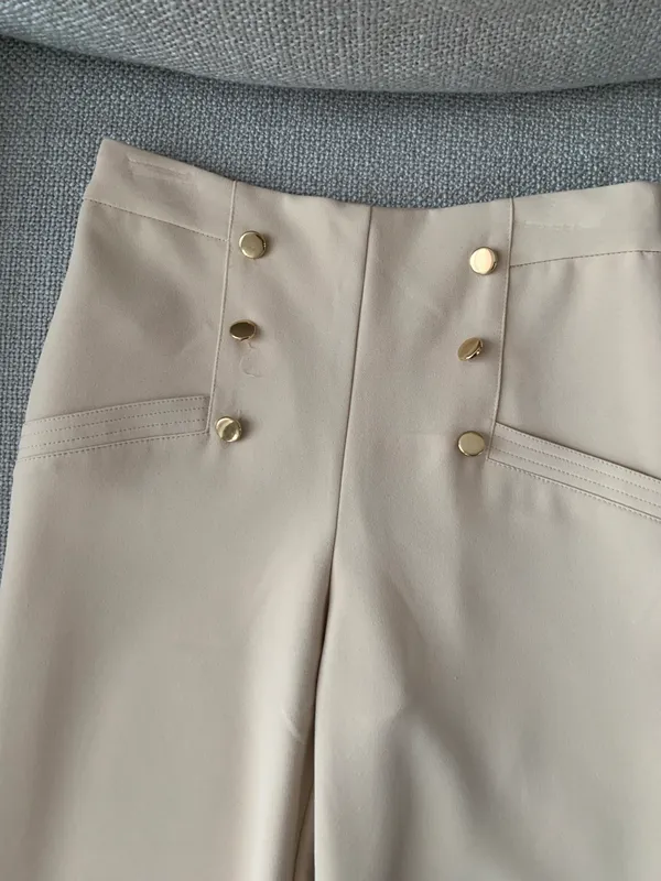 Forever 21 beige high waisted trousers - Image 2