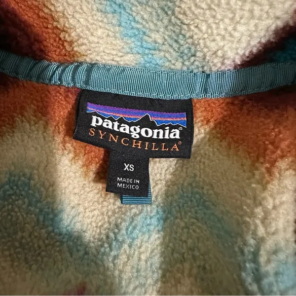 Patagonia Synchilla Fleece Snap T Pullover Cinder Twist, XS - Image 5