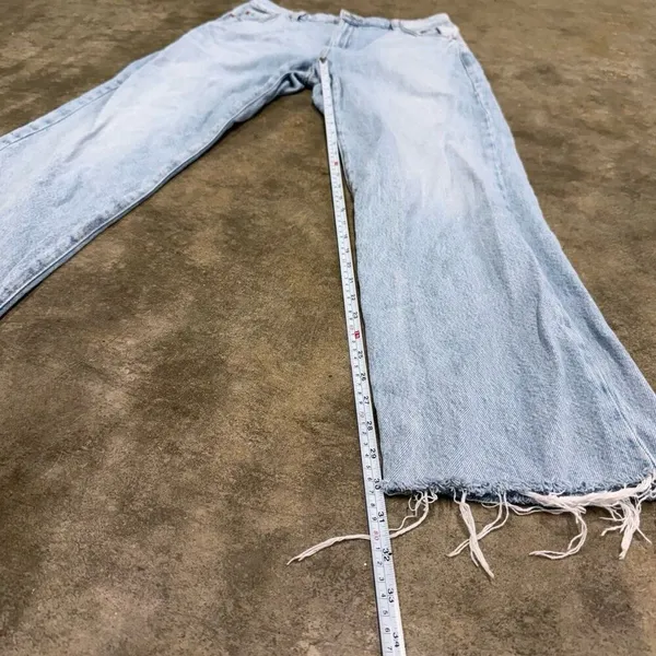 Garage 90s straight leg Jeans raw hem - Image 3