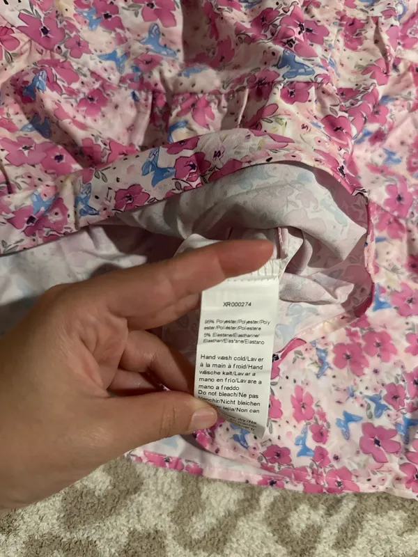Floral ruffle dress Pink Size XS - Image 7
