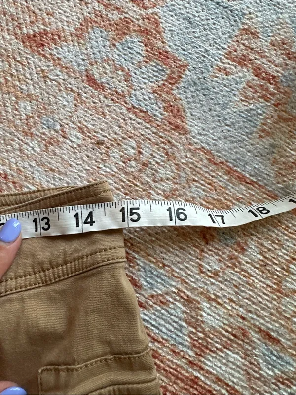 I AM GIA low rise cargo flare pants utility Y2K grunge style size XS - Image 5